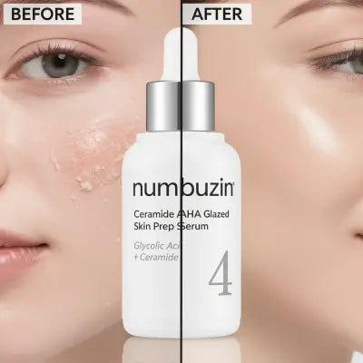 numbuzin No.4 Ceramide AHA Glazed Skin Prep Serum
